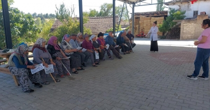 SAĞLIK ÇALIŞANLARI SAHADA