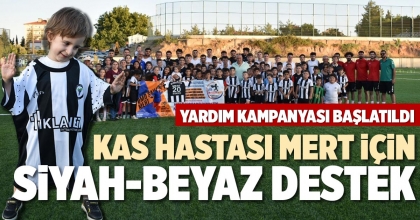 KAS HASTASI MERT İÇİN SİYAH-BEYAZ DESTEK