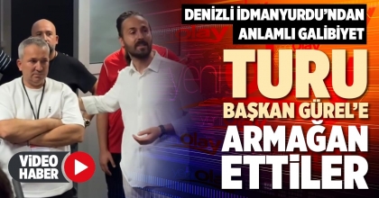 TURU BAŞKAN GÜREL’E ARMAĞAN ETTİLER