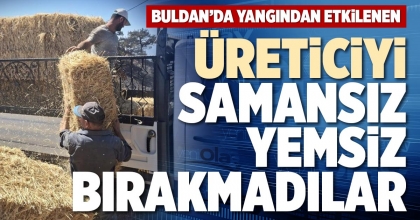 ÜRETİCİYİ SAMANSIZ, YEMSİZ BIRAKMADILAR