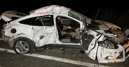  TIR İLE OTOMOBİL ÇARPIŞTI: 1 ÖLÜ, 1 YARALI