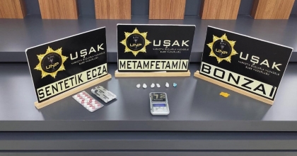 UŞAK'TA UYUŞTURUCU OPERASYONU: 4 TUTUKLAMA