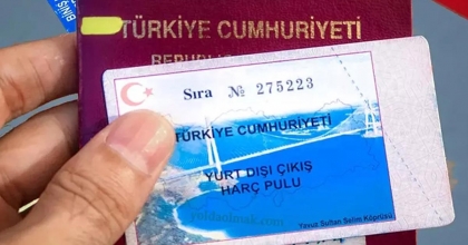 YURTDIŞI ÇIKIŞ HARCI YÜKSELTİLDİ