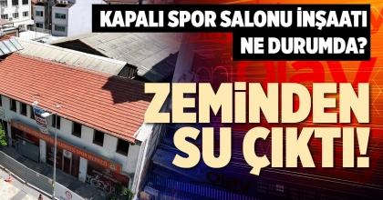 ZEMİNDEN SU ÇIKTI!