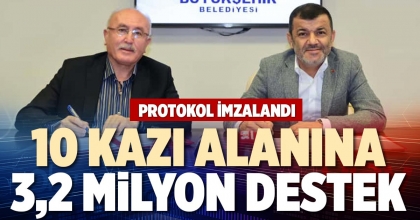 10 KAZI ALANINA 3,2 MİLYON DESTEK