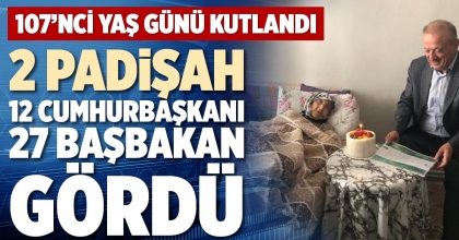 2 PADİŞAH 12 CUMHURBAŞKANI 27 BAŞBAKAN GÖRDÜ