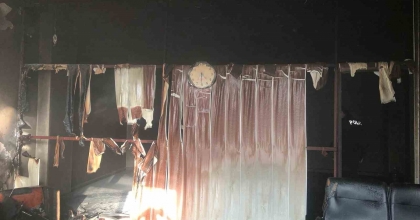 Karpuzlu’da iş yeri yangını