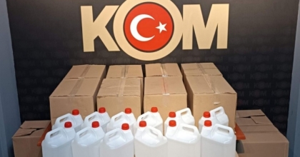 MANİSA’DA KAÇAK ALKOL OPERASYONU
