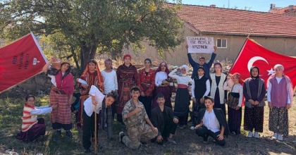 ÇOCUKLARDAN CUMHURİYET BAYRAMI’NA ÖZEL FARKLI KUTLAMA
