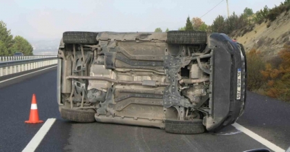 TAVŞANLI’DA TRAFİK KAZASI: 1 YARALI
