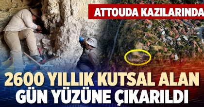 2600 YILLIK KUTSAL ALAN GÜN YÜZÜNE ÇIKARILDI