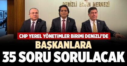 BAŞKANLARA 35 SORU SORULACAK