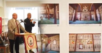AHŞAP DİREKLİ CAMİLER SERGİSİ SANATSEVERLERLE BULUŞTU 