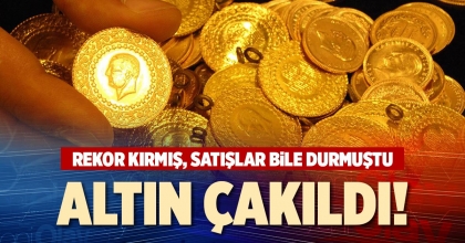 ALTIN ÇAKILDI!