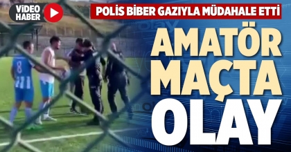 AMATÖR MAÇTA OLAY