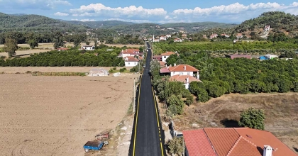 ULA ŞİRİNKÖY-ÇITLIK’TA YOL ÇALIŞMALARI TAMAMLANDI