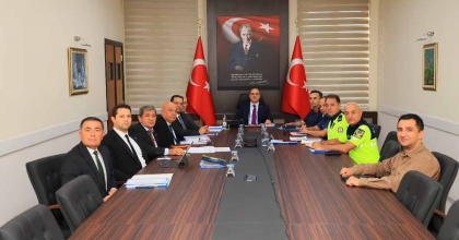 MUĞLA'DA TRAFİK GÜVENLİĞİ TOPLANTISI GERÇEKLEŞTİRİLDİ