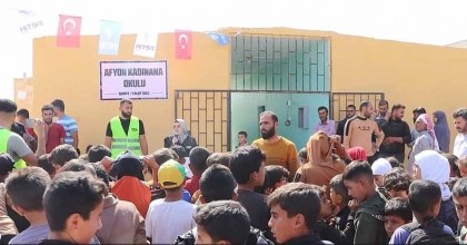 AFYON KADINANA OKULU HALEP’TE EĞİTİME BAŞLADI