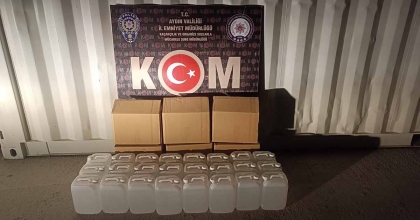 AYDIN'DA KOM EKİPLERİ 120 LİTRE ETİL ALKOL ELE GEÇİRDİ