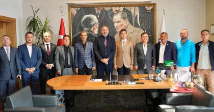 BAŞKAN MANDALİNCİ, BAŞKAN DELİBALTA'YI AĞIRLADI