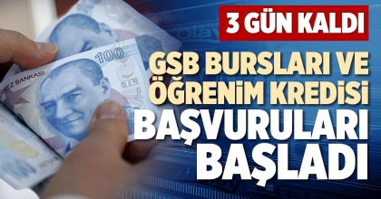 GSB BURSLARI VE ÖĞRENİM KREDİSİ BAŞVURULARI BAŞLADI