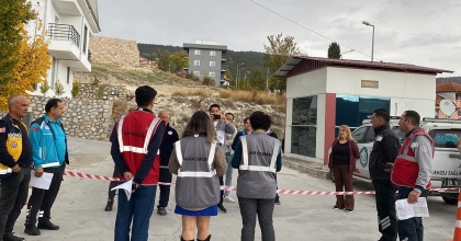 ÇAMELİ DEVLET HASTANESİ’NDE HAP TATBİKATI YAPILDI