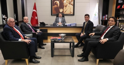 CHP HEYETİ BAŞKAN ZİYARETLERİNE BAŞLADI