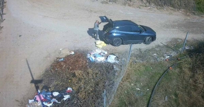 ÇEVREYİ KİRLETTİ, KAMERALARDAN KAÇAMADI