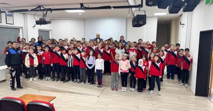 ÇOCUKLARA 112 ACİL ÇAĞRI HATTININ ETKİN KULLANIMI ANLATILDI