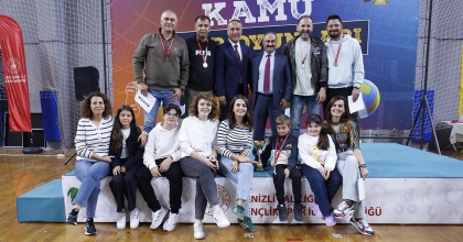 DENİZLİ KAMU SPOR OYUNLARINDA ŞAMPİYON BULDAN