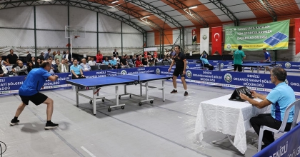 DENİZLİ OSB 6. MASA TENİSİ TURNUVASINDA ŞAMPİYONLAR BELİRLENDİ