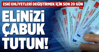 ELİNİZİ ÇABUK TUTUN!