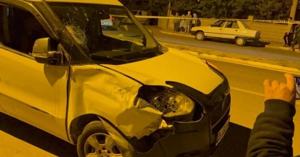 ESKİ MUHTARIN ÖLDÜĞÜ KAZA GÜVENLİK KAMERASINDA