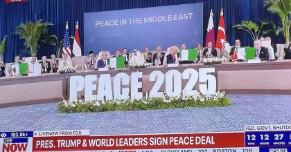 GAZZE BARIŞ ZİRVESİ’NDE TARİHİ İMZALAR ATILDI