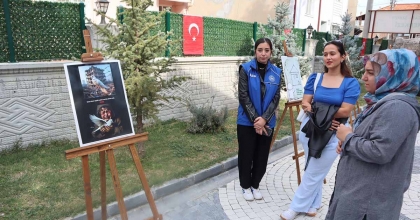 GAZZE'DE YAŞANAN DRAMI AFİŞLERLE ANLATTILAR