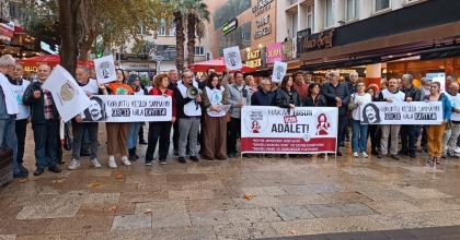 HAKAN TOSUN CİNAYETİ PROTESTO EDİLDİ