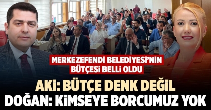 DOĞAN: KİMSEYE BORCUMUZ YOK