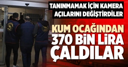 KUM OCAĞINDAN 370 BİN LİRA ÇALDILAR