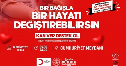 KAN BAĞIŞINDA BULUNANLARA KAMP SANDALYESİ HEDİYE