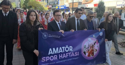 KÜTAHYA'DA AMATÖR SPOR HAFTASI COŞKUSU
