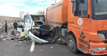 KÜTAHYA'DA TRAFİK KAZASI: 1 ÖLÜ, 1 YARALI