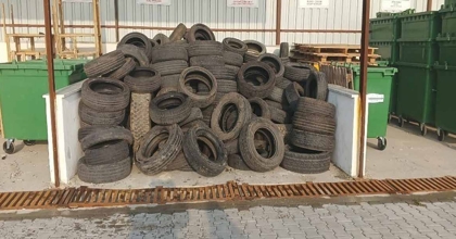 MANİSA’DA 86,5 TON LASTİK GERİ DÖNÜŞÜME KAZANDIRILDI