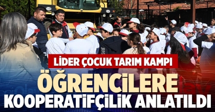 ÖĞRENCİLERE KOOPERATİFÇİLİK ANLATILDI
