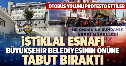OTOBÜS YOLUNU PROTESTO ETTİLER