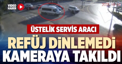 REFÜJ DİNLEMEDİ KAMERAYA TAKILDI