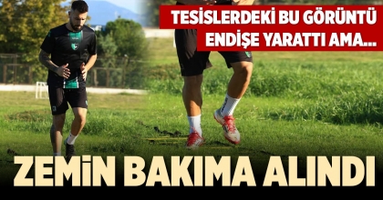ZEMİN BAKIMA ALINDI