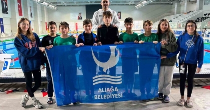 ALİAĞALI YÜZÜCÜLER TÜRKİYE FİNALLERİNE KALDI