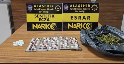 ALAŞEHİR’DE SENTETİK ECZA OPERASYONU: 1 KİŞİ TUTUKLANDI
