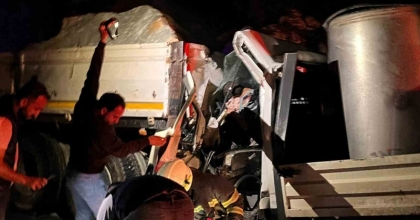 MİLAS-YATAĞAN KARAYOLUNDA KAZA: 1 ÖLÜ