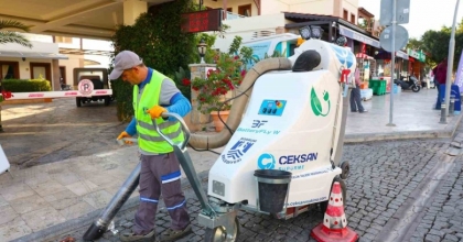 YENİ NESİL ELEKTRİKLİ YOL SÜPÜRME ARAÇLARI BODRUM’DA